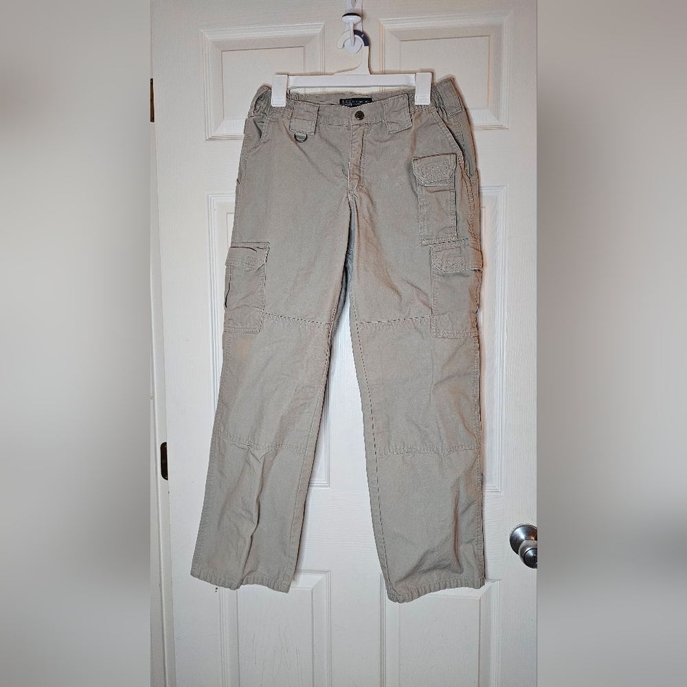 5.11 Tactical Series Cotton Canvas Pants 74251 Utility Cargo Khaki Workwear